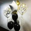 Набор воздушных шаров с белой звездой