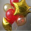 Набор шаров с золотой звездой