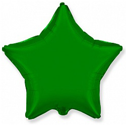 Шар звезда зеленый