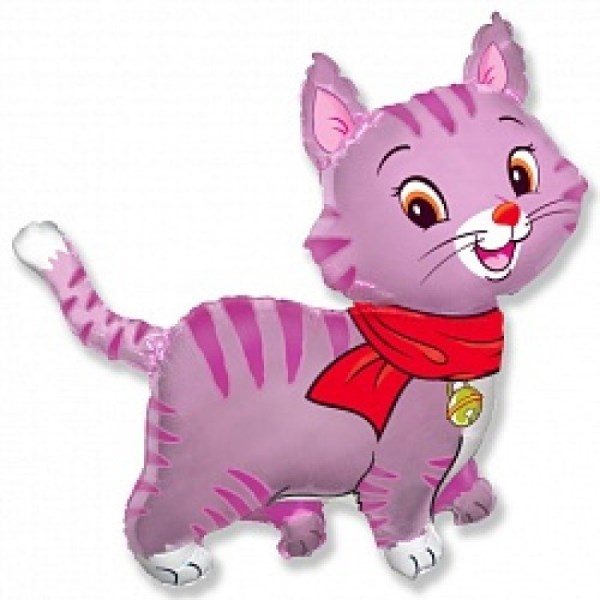 Фольгированный шар Мой милый котенок (розовый) 94 см