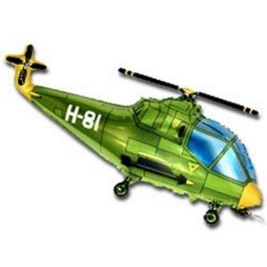 Фольгированный-шар-вертолет-зеленый