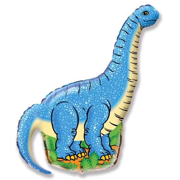 Фольгированный-шар-динозавр-диплодок