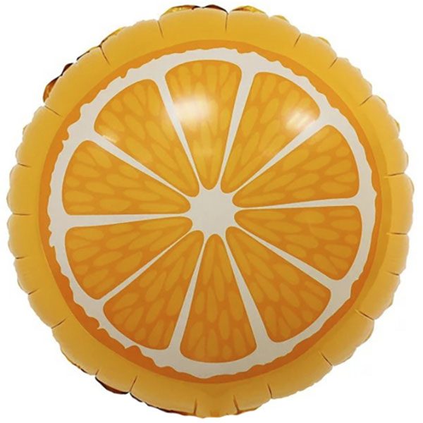 Воздушный-шар-круг-апельсин